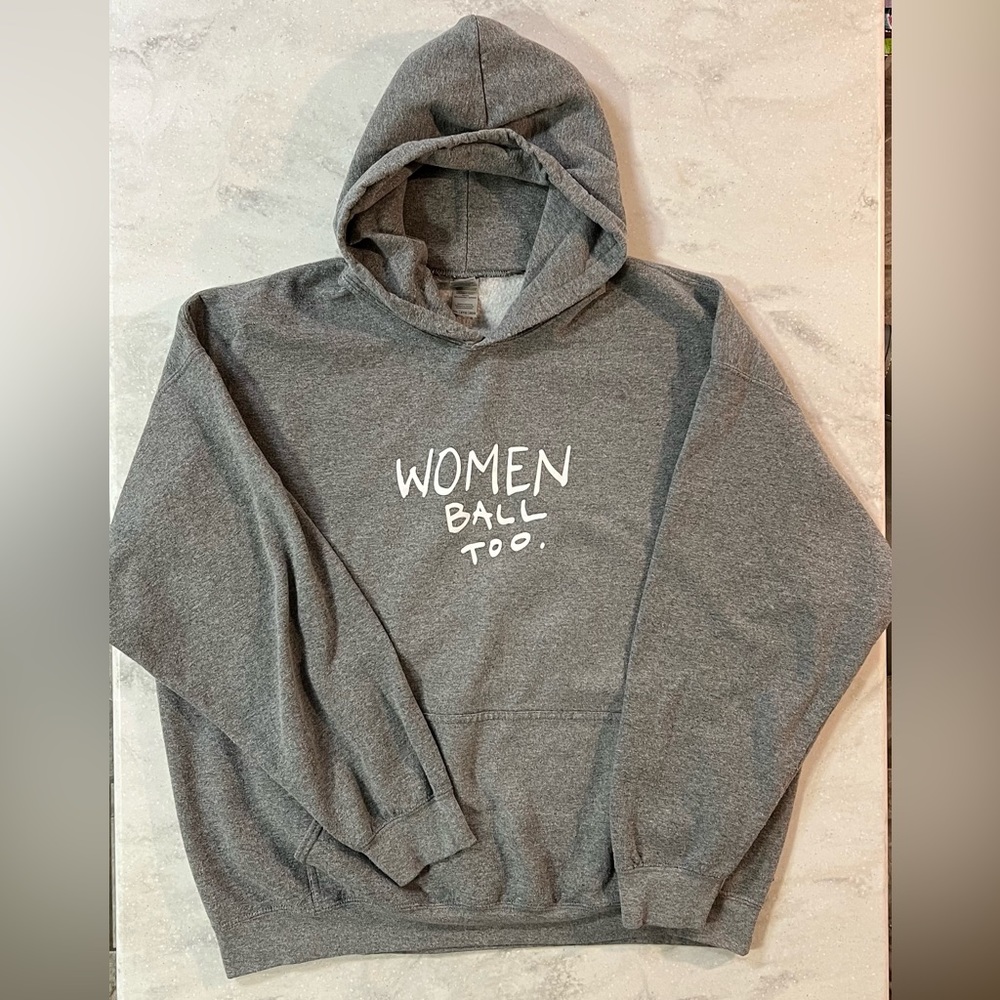 Women Ball Too Gilman Grey Unisex Hoodie 2XL - Picture 3 of 4